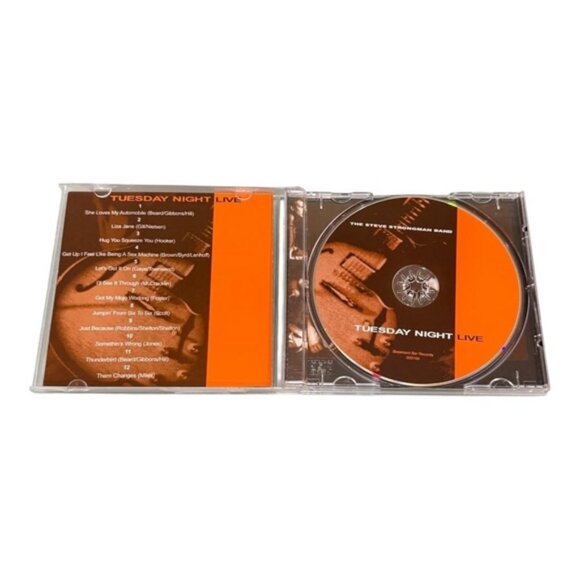 The Steve Strongman Band CD Tuesday Night Live Blues Rock Album Basement Bar - Picture 7 of 10